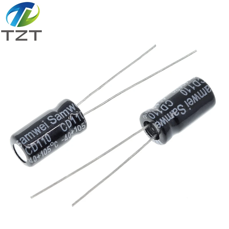 50PCS Higt qualität 25V220UF 6*12mm 220UF 25V 6*12 elektrolytkondensator – Detail 6