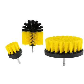

21pcs Drill Brush Attachments Set Extend Long Attachment for bathroom cleaner Q1QC