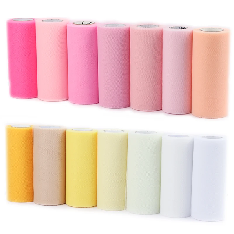 

Tulle Roll 25 Yards Organza Wedding Decoration TUTU Baby Shower Tulle Roll 15cm Decoration Party And Events Engagement Decor