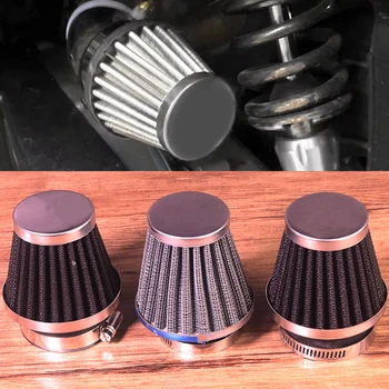 

1Pc New Stainless Steel Mushroom Head Filter Motorcycle Chopper ATV Scooter Cone Air Cleaner Intake Filter 38 48 52mm