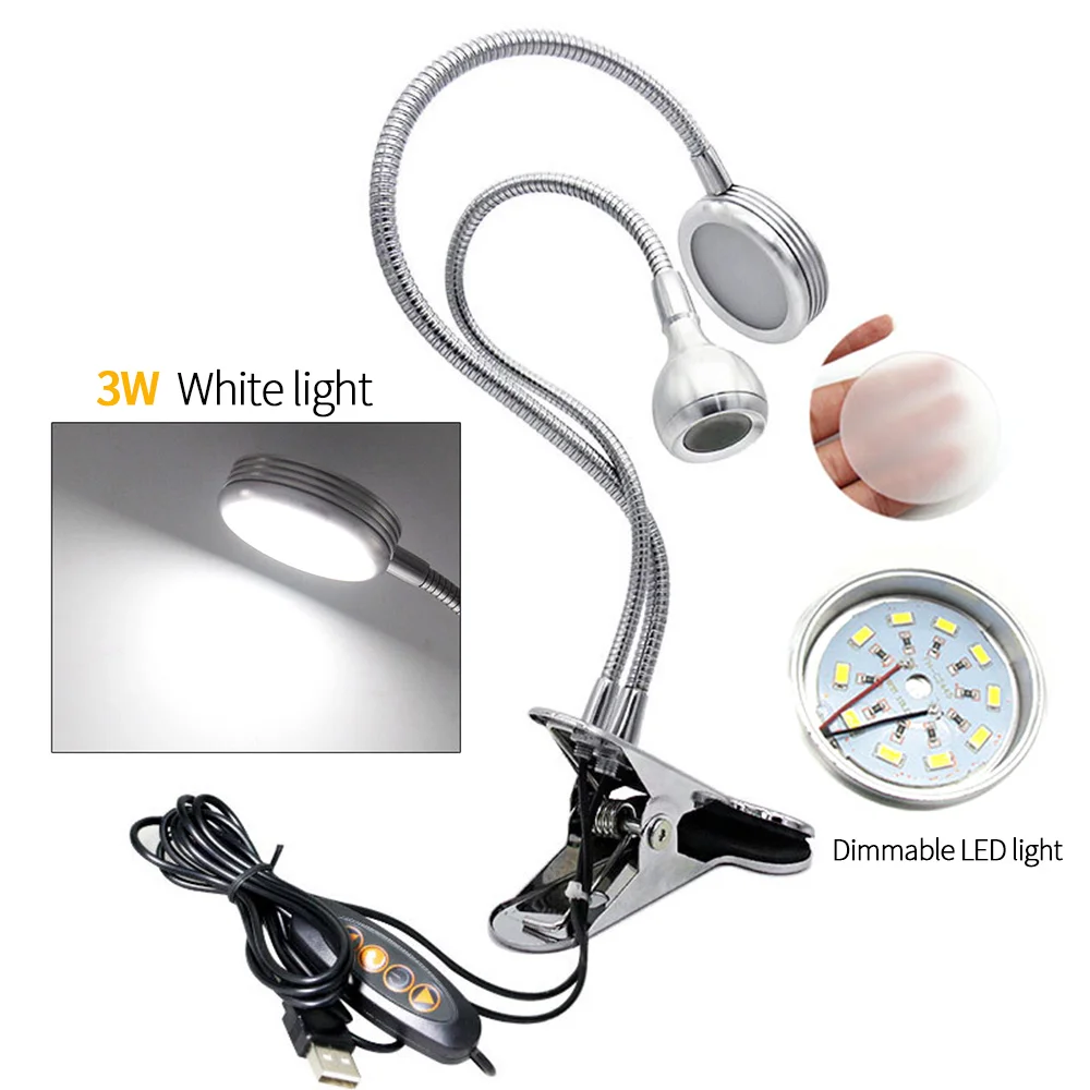 Настольная лампа с зажимом для красоты энергосберегающая высокая яркость