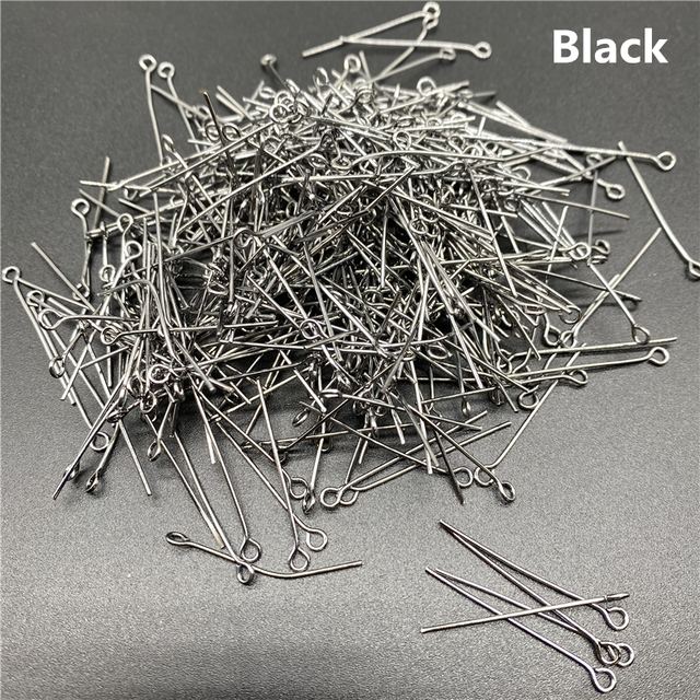 Eye Head Pins 15/20/25/30/35/40/45/50/60mm Eye Pins Findings For Diy Jewelry Making Jewelry Accessories Supplies