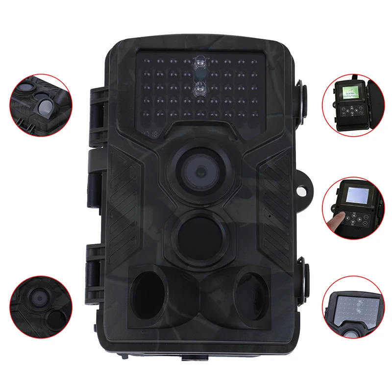  HC800A 16MP 1080P HD Video Hunting Camera Night Vision 42 LEDs IR Trail Cam Trap