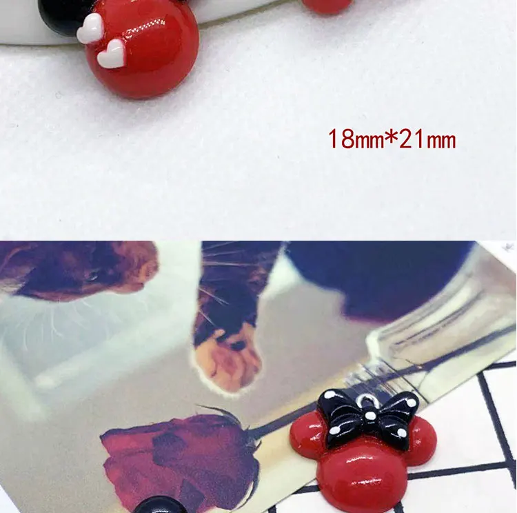 5 шт. 18*21 мм Kawaii плоские пластмассовые подвески в форме цветов Подвески для DIY изысканные серьги брелки модные ювелирные аксессуары
