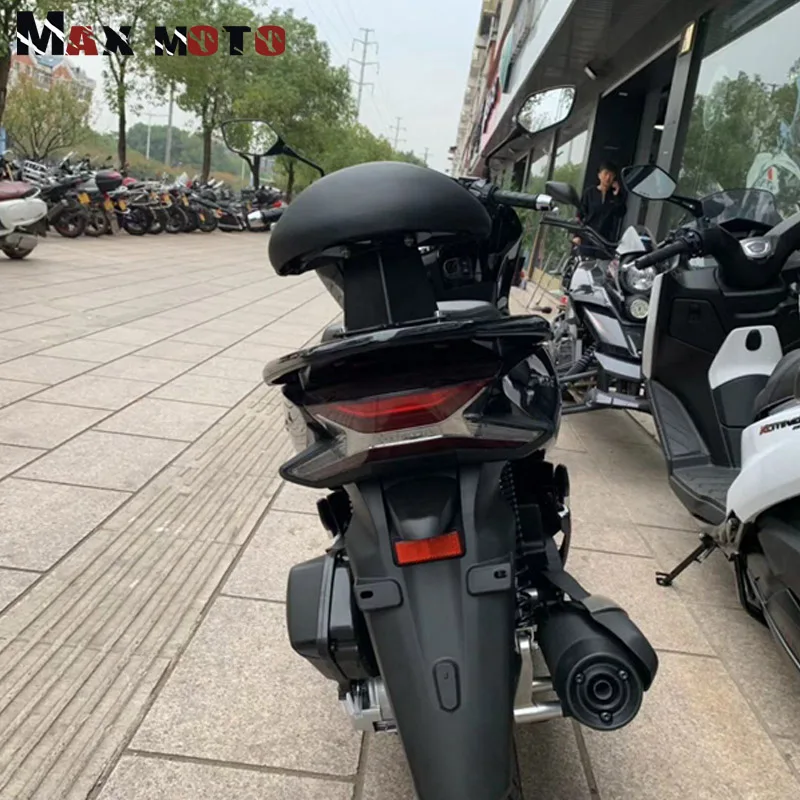 Для HONDA PCX150 PCX 150 Черная Кожаная Мотоциклетная задняя пассажирская спинка