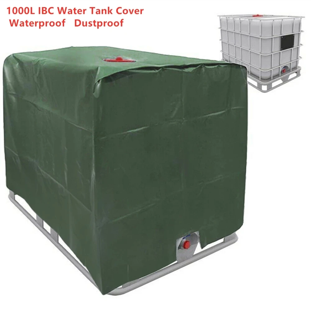 IBC Grün Wasser Tank Abdeckung Tonnen fässer Zubehör 1000 Liter Behälter Aluminium Folie Wasserdicht Staubdicht UV schutz abdeckung