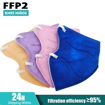 

FFP2 Mascarillas KN95 Kids Mask 5 Layers Face Mask KN95 for Girls Boys Respirator Protective Mask KN95 Children Masks Dustproof