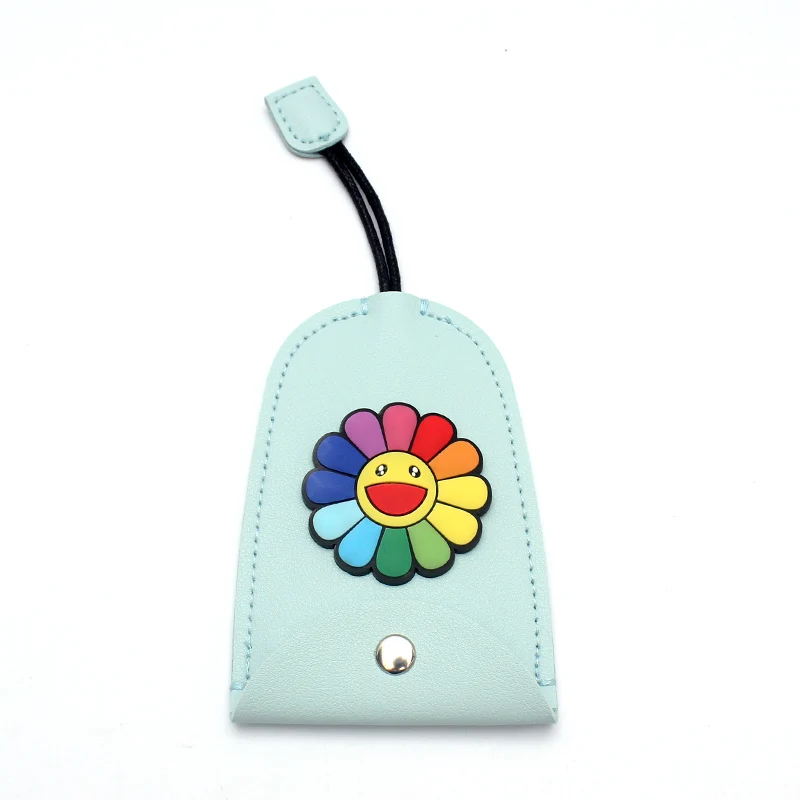 Key Case Fashion Cute Flowers Pull Type PU Leather Key Wallets Housekeeper Car Holder Pouch key case,key holder,key organizer,key purse
