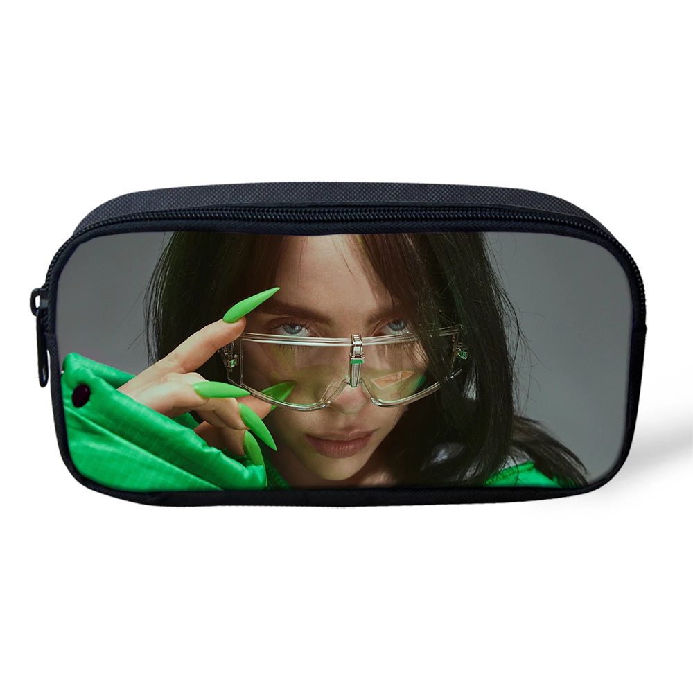 CDGX2025K Косметичка Billie Eilish, пенал для карандашей, сумка для девочек-подростков, пенал для карандашей, детские школьные принадлежности, коробка для хранения канцелярских принадлежностей - Цвет: CDGX2025K