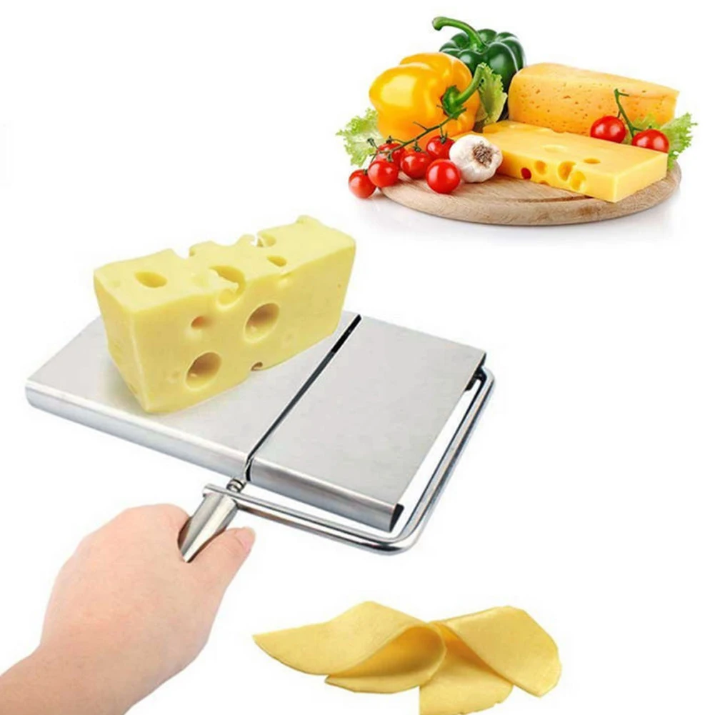Экологичная кухонная утварь легко чистится резак ручка резак-струна масла сыра из нержавеющей стали
