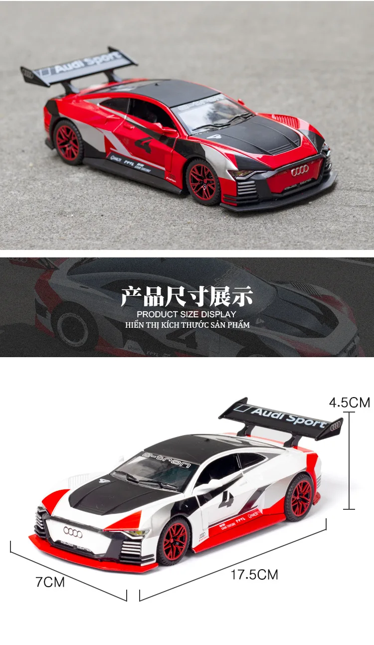 Audi GT E-Tron 1:32 Ölçekli Model Araba