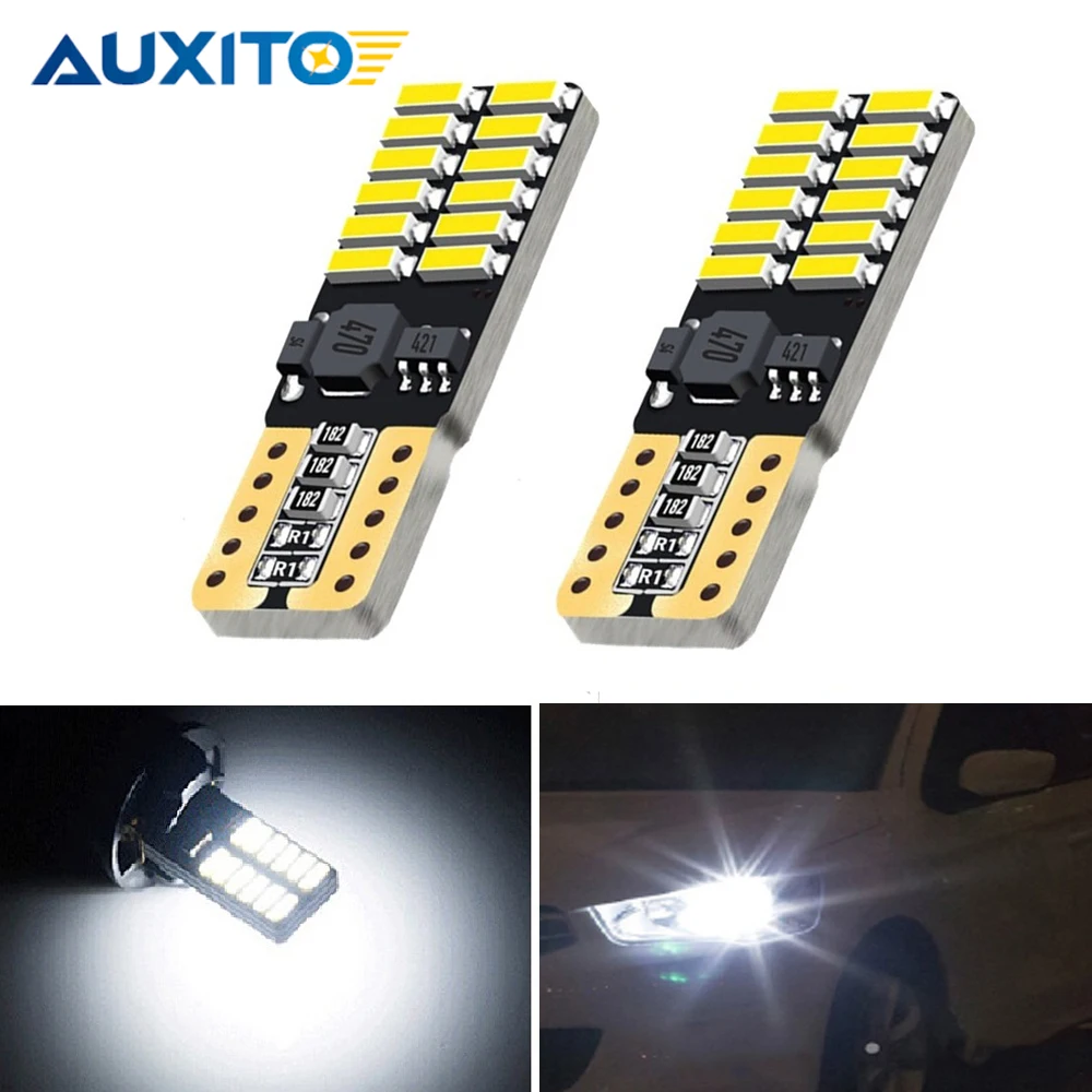 2pcs T10 Led Bulb 12v W5w 194 168 2825 Led Lamp Car Front Position