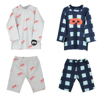 

Pre-sale 2020 Summer New Fashion BL Short Sleeve T-shirt Baby Boys Girls Cotton Plaid Print Tops Tee Children Spring Swimwear