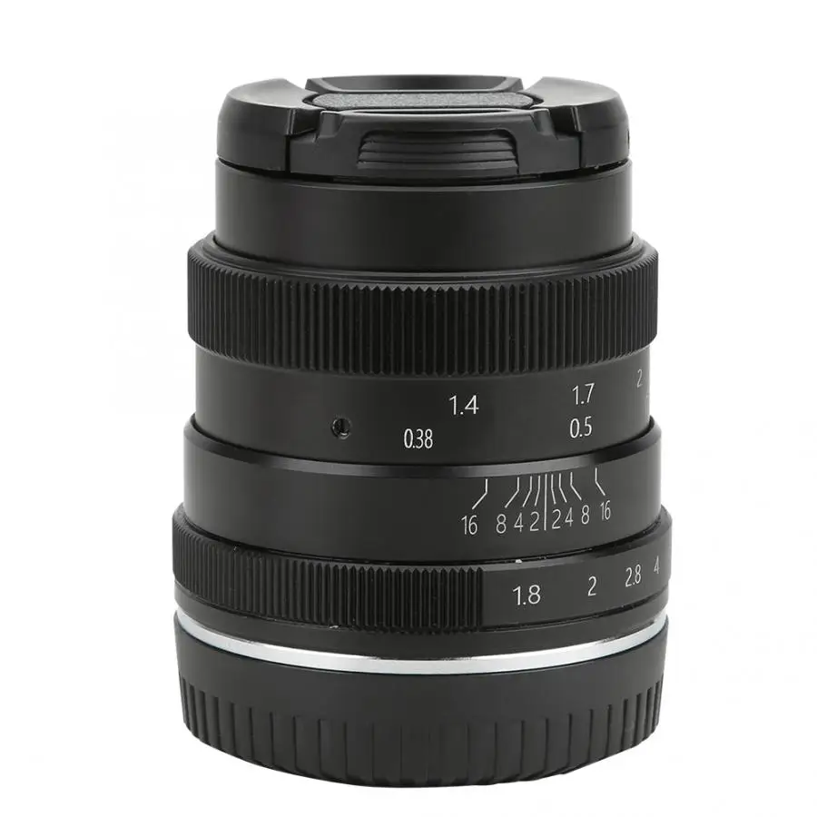 50mm F1.8 Half Frame Portrait Fixed Focal Lens EF-M&ampamp for EOSM Mount Canon M2 M3 M5 M6 M10 M100 M50 Mirrorless Camera | Электроника