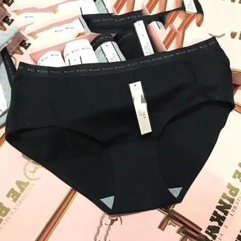 

2020 spring and summer new pure color simple breathable thread cotton one-piece seamless four-piece waist briefs women