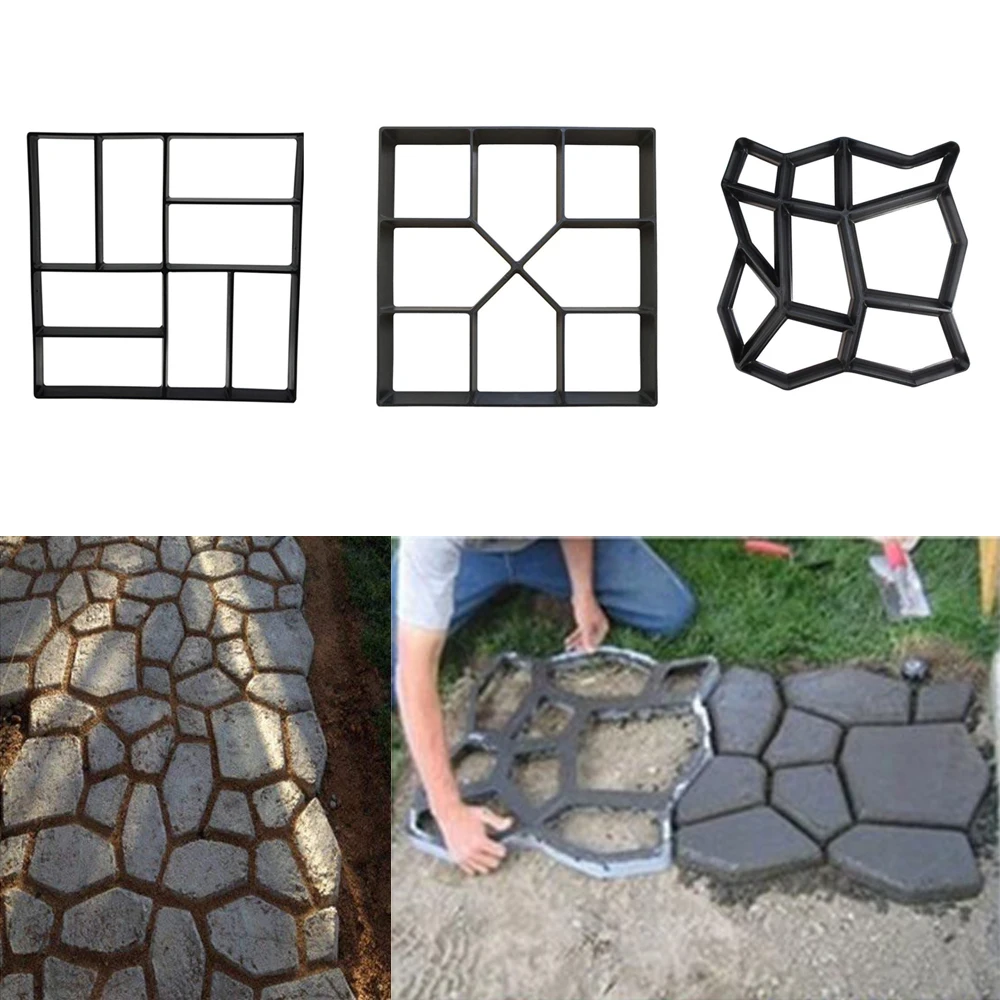 Форма для изготовления бетонных форм Черная Пластиковая форма самостоятельного