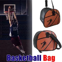 Basketball Ball Bag Universal Sport Football Volleyball Backpack Handbag Round Shape Adjustable Shoulder Strap Knapsacks Storage