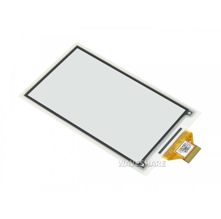 Waveshare 3.7inch e-Paper e-Ink Raw Display 480*280 Black / White 4 Grey Scales SPI Without PCB
