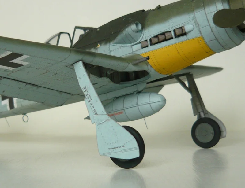 1:33, немецкий FW 190, D-9, истребитель, 3D бумажная модель, ручная работа, сделай сам, военный Вентилятор, подарок, авиация, самолет, модель 27x34x9 см