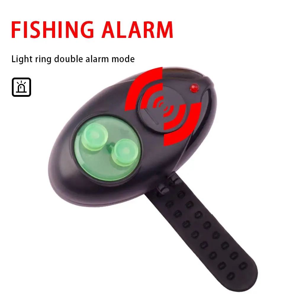 

Fishing Bite Fishing Bell Running LED Alarm Fish Drop Shipping Black Sensitive Rod