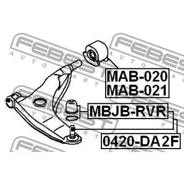 Опора шаровая HYUNDAI ELANTRA 11-15/MITSUBISHI CARISMA 95-03 пер