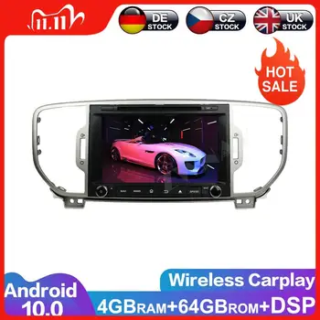 

Android 10 Car Radio DVD Player GPS Navigation For KIA sportage 2016 2017 2018 Car Radio Free Map and Camera Multimedia Player
