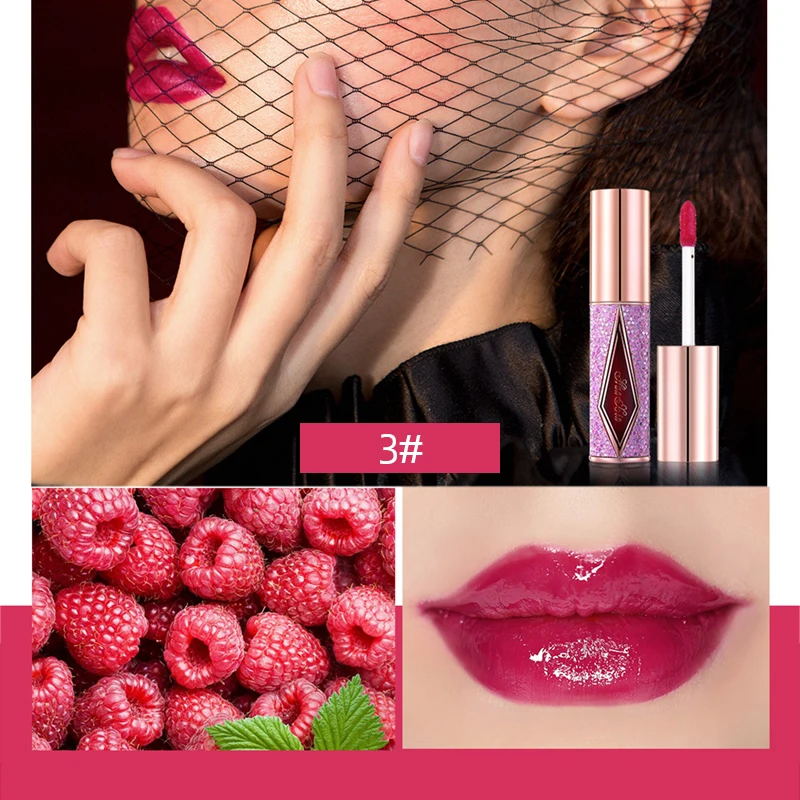 Sexy Matte Lip Gloss Moisturizing Brighten Skin Color Waterproof Long-lasting Colorfast Lip Glaze Easy to Color