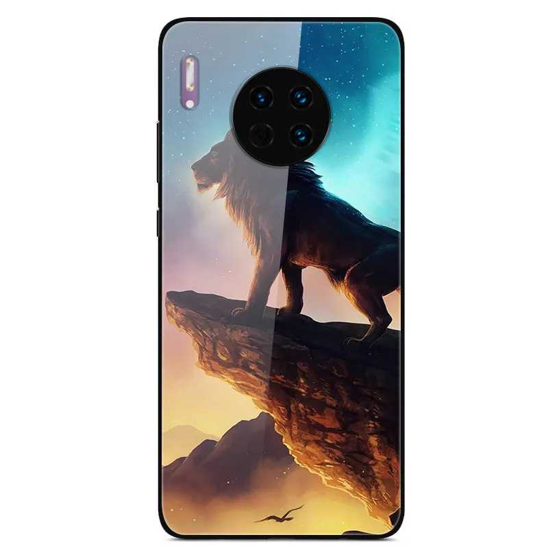 Для huawei mate 30 Pro закаленное стекло чехол жесткий чехол для телефона чехол для huawei mate 30 Lite mate 30 Pro TPU бампер чехлы для huawei mate 30 Pro Lite жесткая задняя панель из поликарбоната Coque