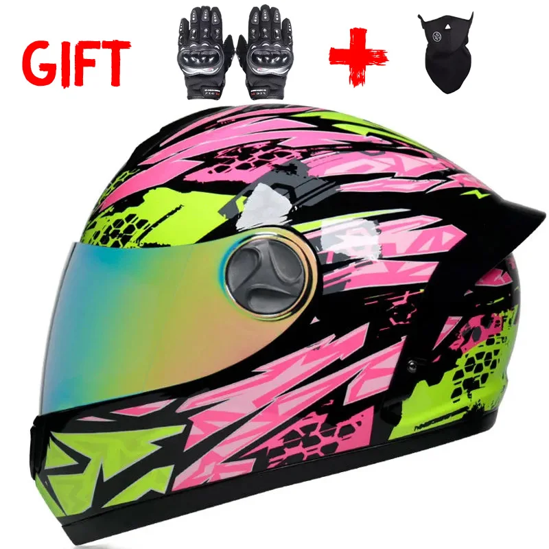 

Full Face Motorcycle helmet anti-fog visor Riding Motocross Racing Motobike HelmetMotorcycle Helmet Full Face Racing