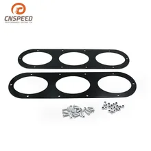 Автомобильный модифицированный Автомобильный Универсальный бампер дефлектор воздушный диффузор дефлектор(три отверстия