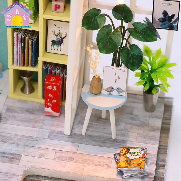 Hoomeda-diy хижина для дома ручной работы из дерева, собранная модель с архитектурным дизайном, вилла, художественный дом, креативная прессованная церемония