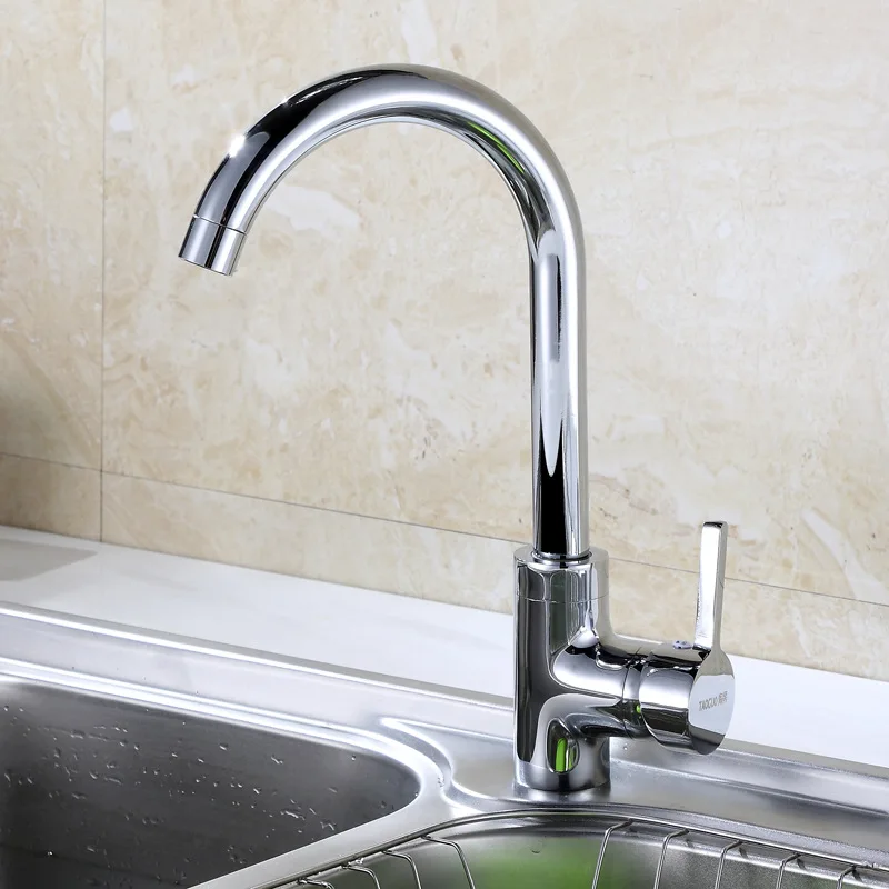 

Basin Kitchen Faucet Hot And Cold And Warm Rotatable Leading Wash Basin Inter-platform Basin Single Bore Tap Household