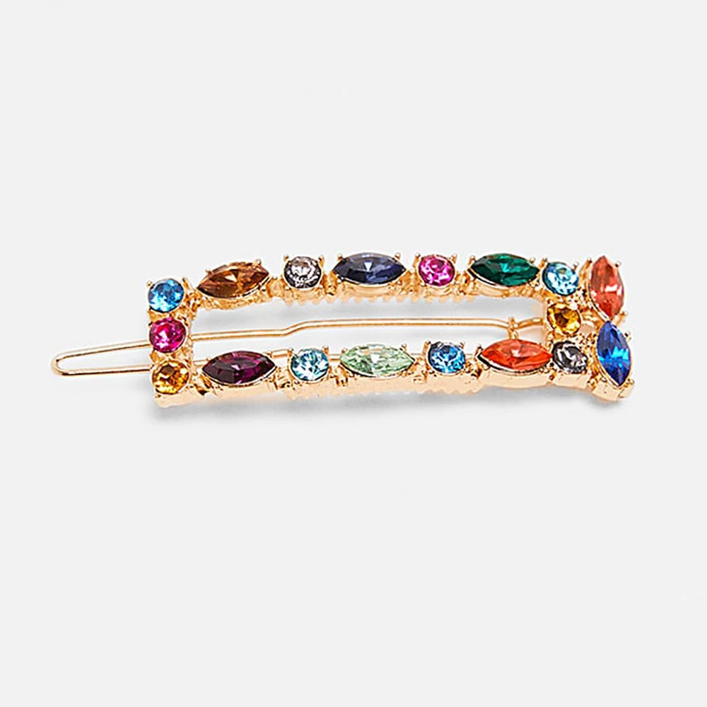 Girlgo Bauble Bar, новинка, аксессуары для волос, женские Яркие Хрустальные заколки для волос, рождественские снежинки, пряники, заколки для волос