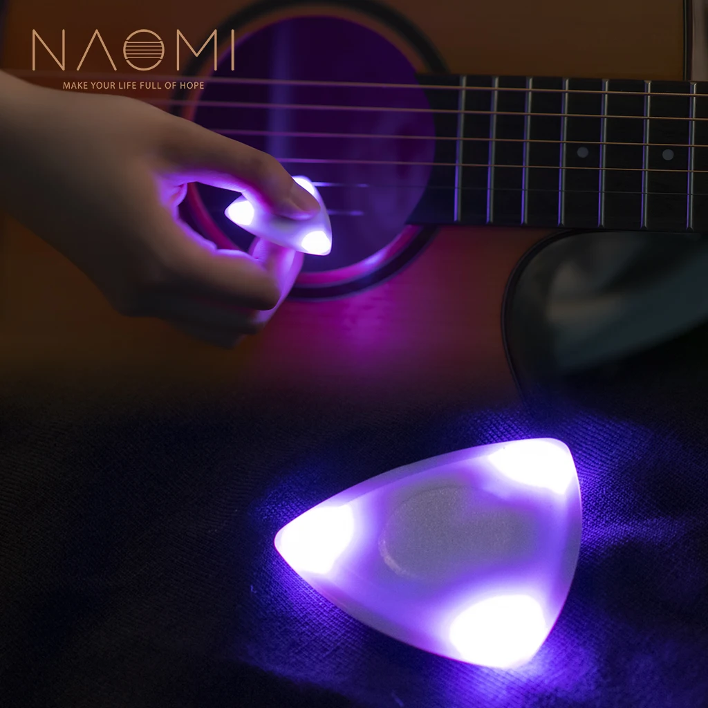 Médiator de Guitare lumineux, Triangle Musical Rapide et élégant