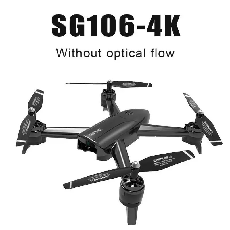 SG106 Квадрокоптер 4K камера wifi FPV gps направление тонкая настройка RC беспилотный летательный аппарат контроль скорости один ключ Возврат черный и белый