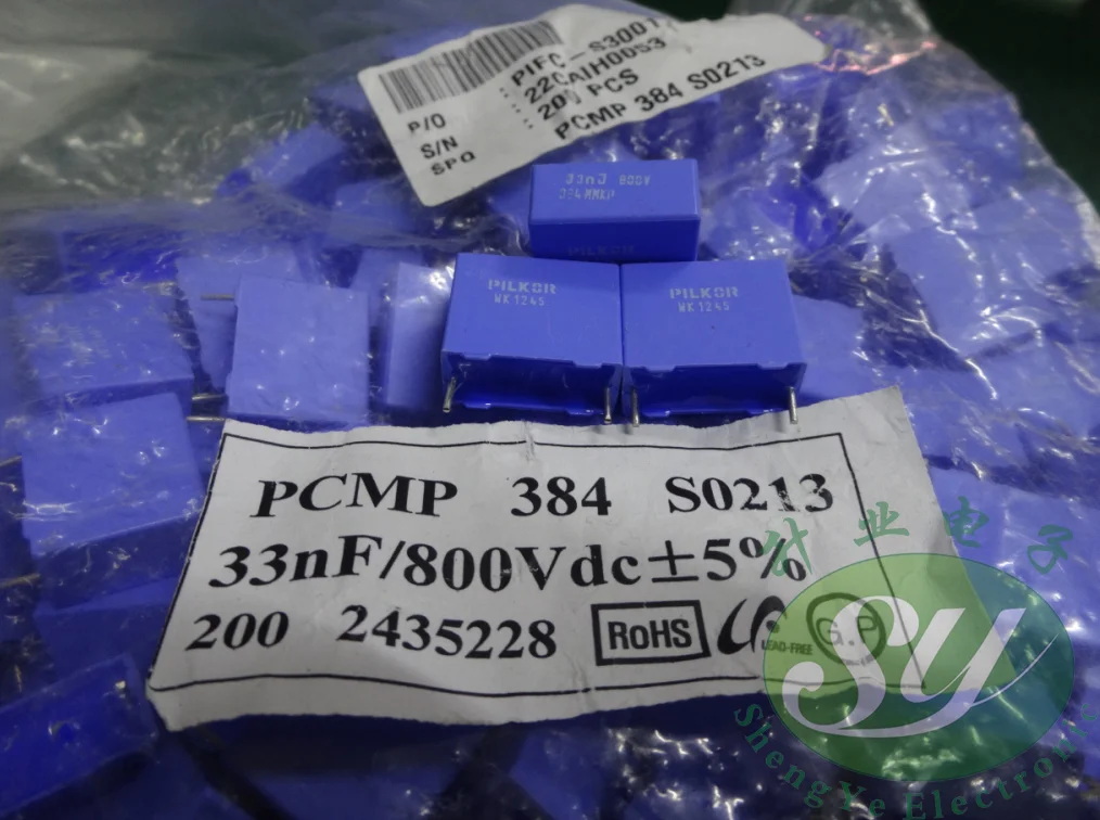 50 шт. PILKOR MKP 0,033 мкФ/800 в 33NF 333 пленочный конденсатор 15 мм