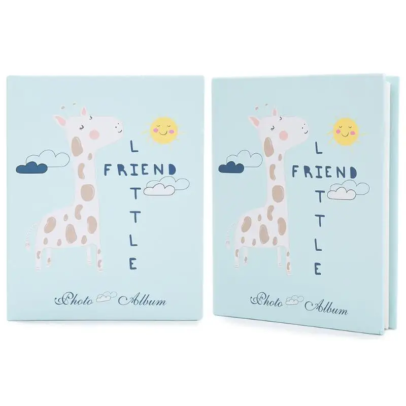100 Sheets Cartoon Pictures Pockets Photo Album Interstitial Photos Book Case Kid Album Storage Family Wedding Memory
