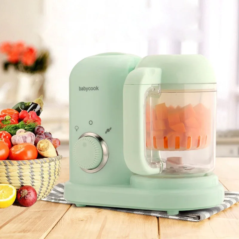220V Baby Food Supplement Machine Multicooker Solid Food Cooking Machine Electric Blender Grinder Mixer Steaming and Cooking food blender