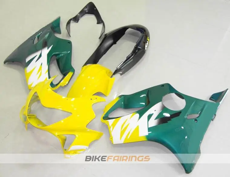

New ABS Injection Mold Motorcycle Fairings Kit Fit for HONDA CBR600 F4 1999 2000 99 00 FS Green Yellow