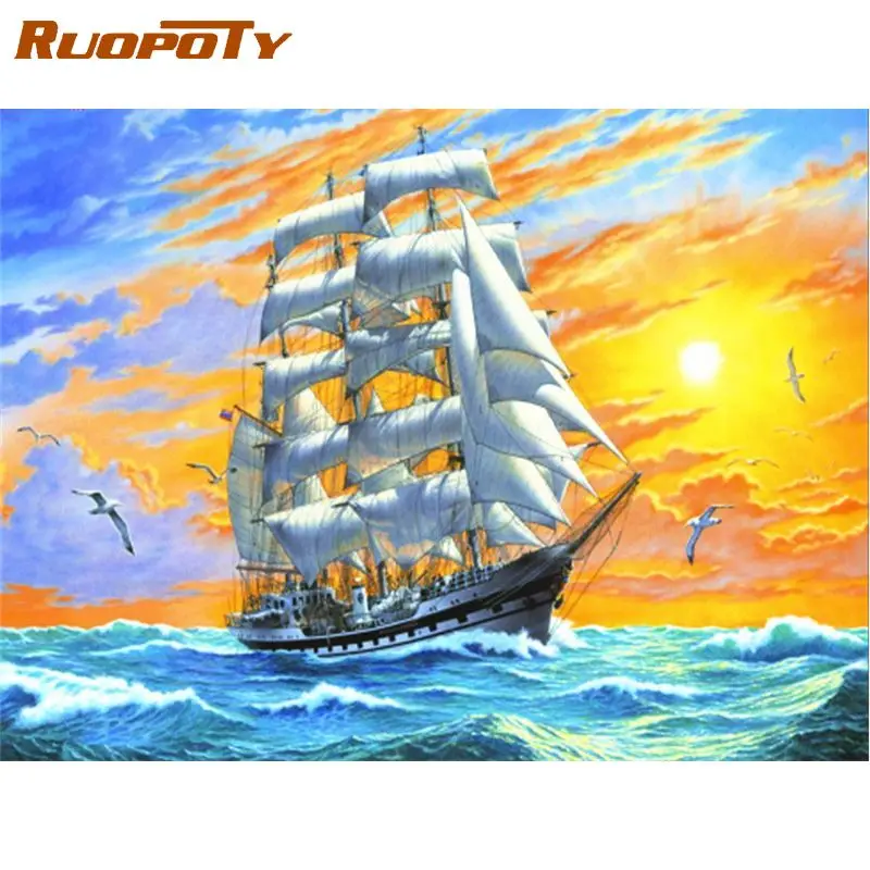 4288落海上帆船（七）