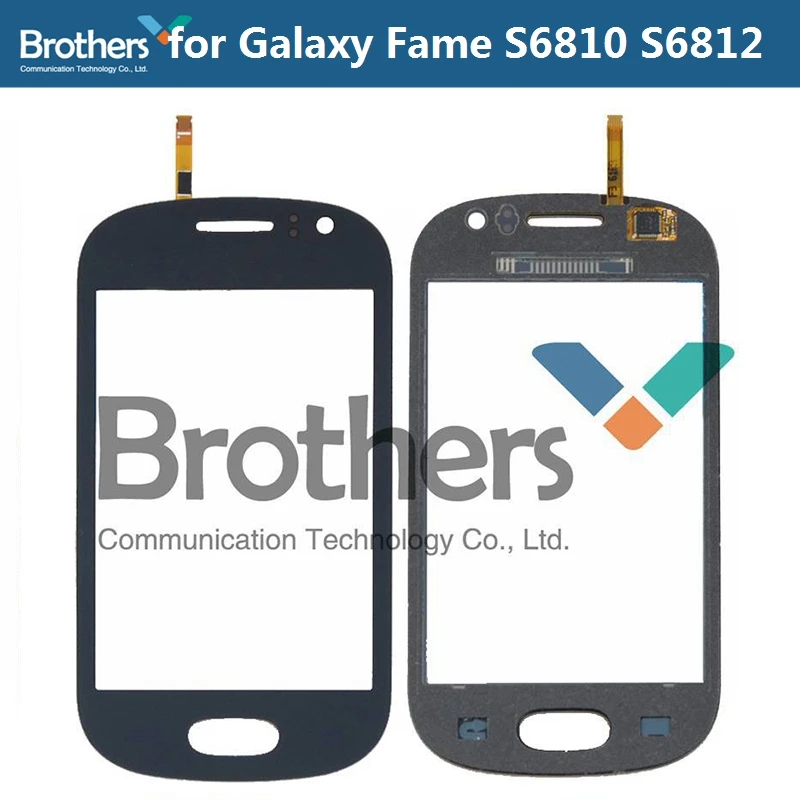 For Samsung Galaxy Fame S6810 Touch Screen Digitizer for S6812 Front Glass Panel Sensor Phone Parts | Мобильные телефоны и