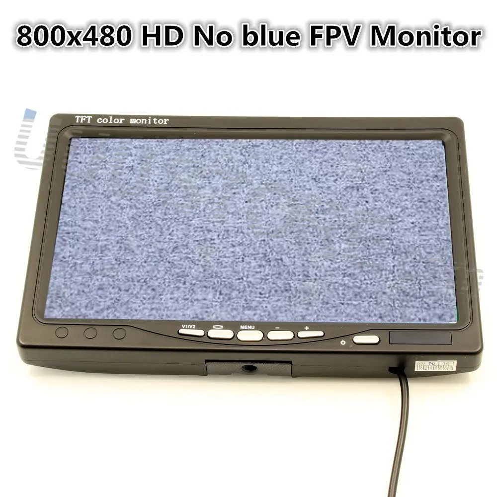 7-дюймовый ЖК-монитор TFT FPV 800x480 с T-образной вилкой без синего монитор для