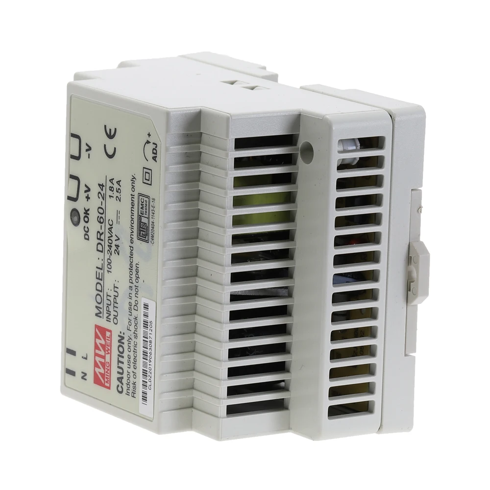 DR-60 60W одиночный выход 5V 12V 15V 24V din-рейка импульсный источник питания DR-60-5 DR-60-12 DR-60-15 DR-60-24 мощность конвертер