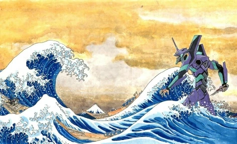 Фиолетовый TAKE PIPE BOY, The Great Wave off Kanagawa, звездная ночь, крик, искусство мирового класса идеальное сочетание домашнего декора Плакат - Цвет: Фиолетовый
