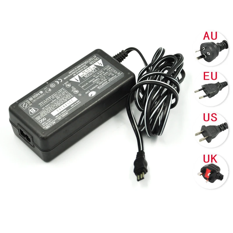 Б/у AC-L10A адаптер переменного тока Питание 8,4 V 1.5A для sony DCR-TRV103 DCR-TRV110 CCD-TRV3