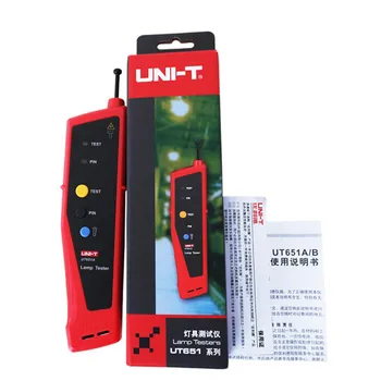 

UNI-T UT651A Handheld Lamp Luminometer Photometer Measure Tester Detector Led Fluorescent Light Bulbs w/ Flashlight Luxmeter