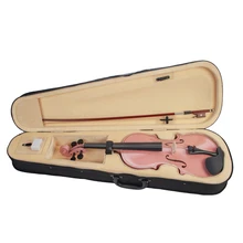 1 упаковка Solidwood розовый 4/4 Размер акустическая скрипка подарок для девочек любителей музыки студентов начинающих подруг