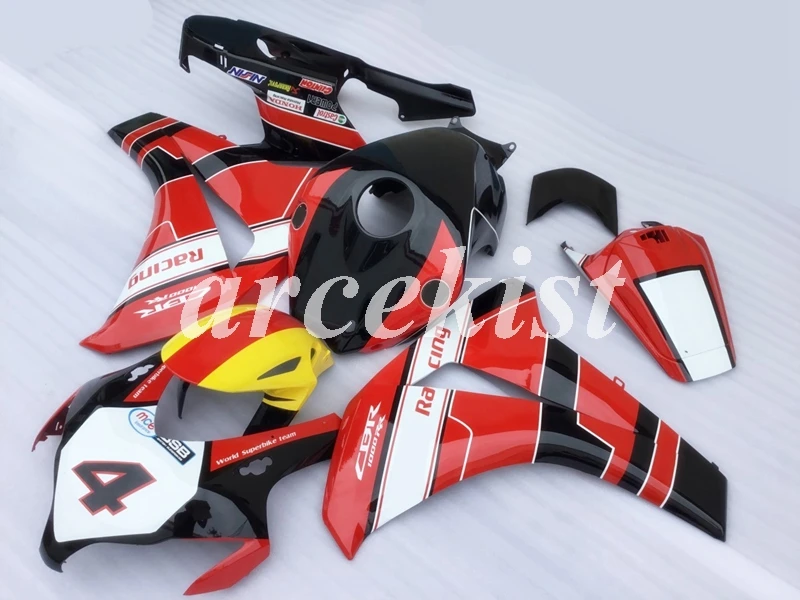 ABS литья под давлением мотоцикл обтекатели комплект Подходит для Honda CBR1000RR 08 09 10 11 2008-2011 набор кузова номер 4