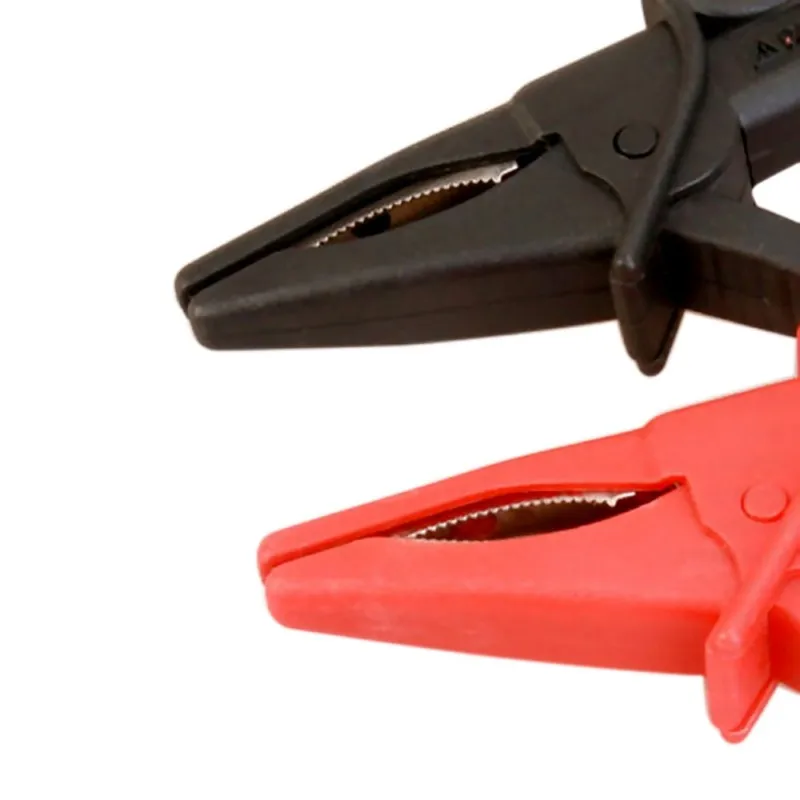 Hantek HT18A Alligator Clip Accessories For Oscilloscope Multimeter Clip-On Car Battery Tools 2 Red + Black