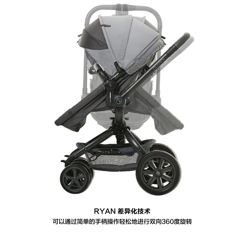 LX детская коляска, переносная, с одной кнопкой, складной детский зонтик, может сидеть и лежать
